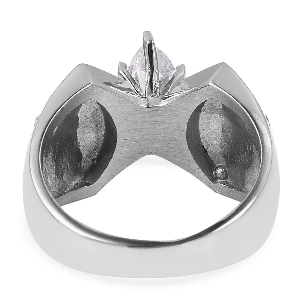 Butterfly Ring Simulated Diamond Austrian …